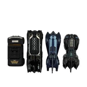 Hot Wheels Batman Batmobile Vehicles Mattel DC Comics Diecast Model Lot of 4